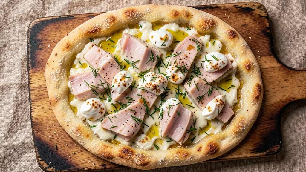 Anthony's Coal-Fired Pizza Tuna Salad Recipe: Charred Crust Meets Smoky Herb Cream Cheese