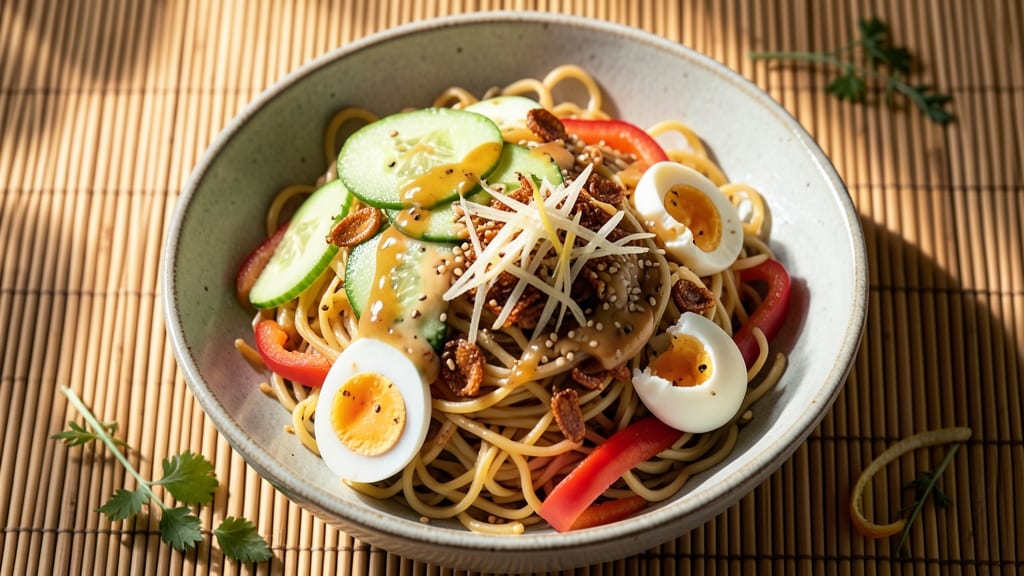 Asian Sesame Noodle Salad Recipe: Nutty-Tangy Twist With Crunchy Veggies