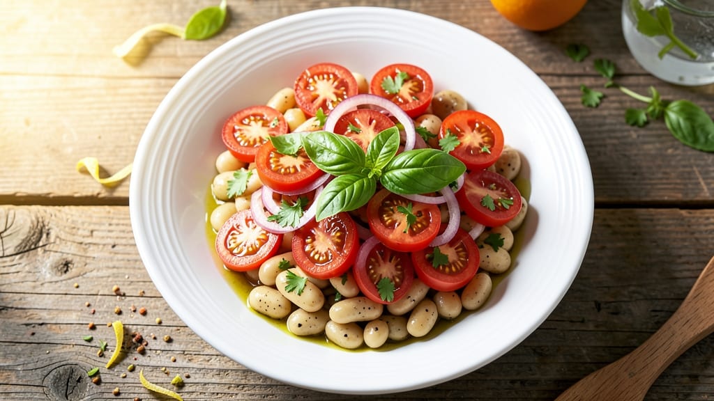 Bean and Tomato Salad Recipe: Bright Italian Flavors in 15 Minutes