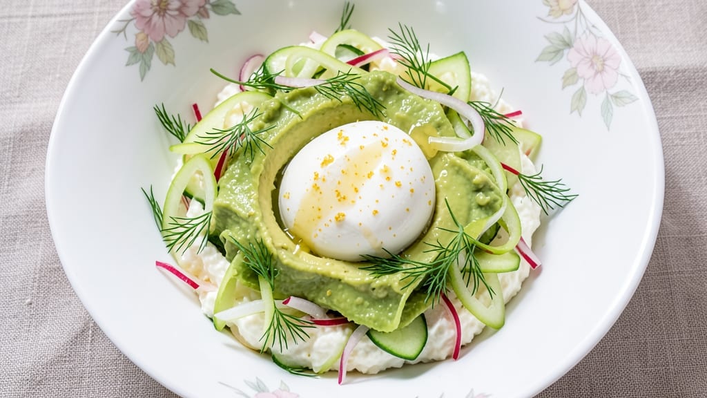 Avocado Cucumber Cottage Cheese Salad Recipe: Bright Green Crunch With Creamy Protein Boost