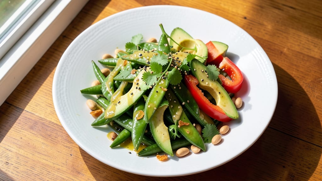 Asian Sugar Snap Peas Salad Recipe: Crisp-Tender Stir-Fry With Sesame Zing