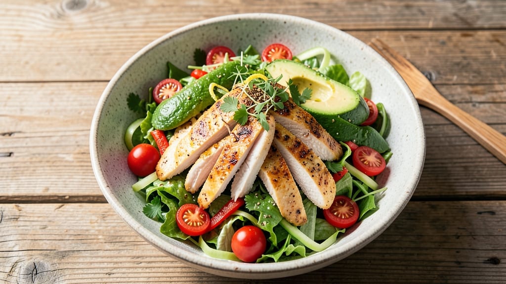 Big Healthy Salad Recipe: Protein-Packed Crunch in 15 Minutes